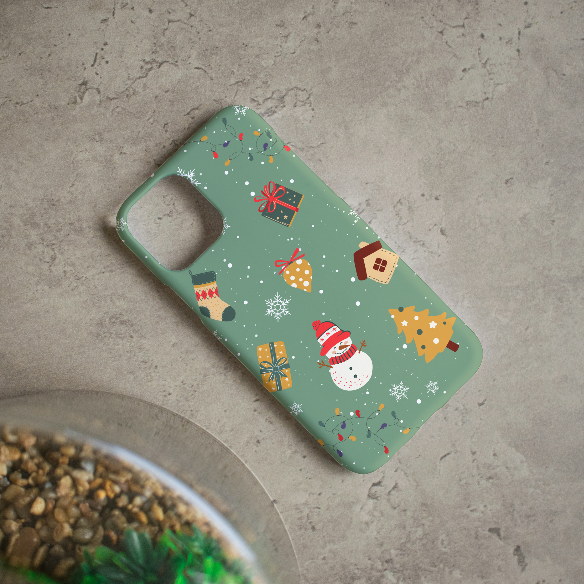 Frosty Presents iPhone Case